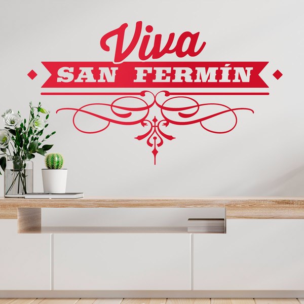 Stickers muraux: Vive San Fermin