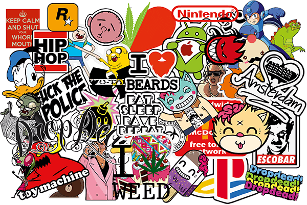 Autocollants: Sticker Bomb 3