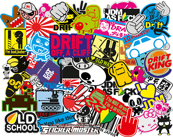 Autocollants: Sticker Bomb 4