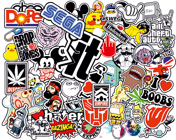 Autocollants: Sticker Bomb 5