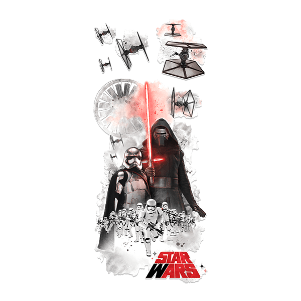 Stickers muraux: Grand Sticker Star Wars Villains