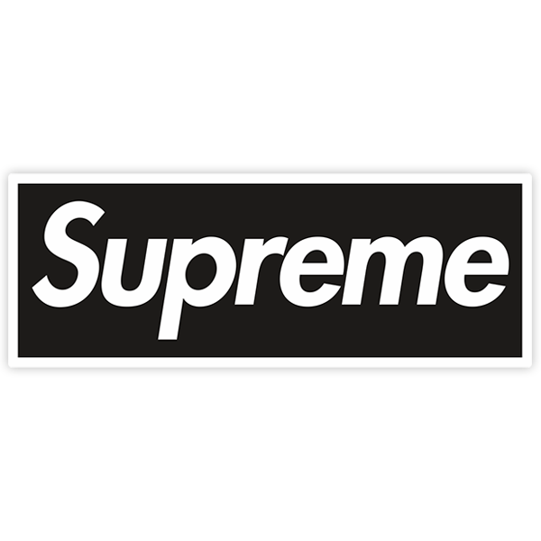 Autocollants: Supreme noires