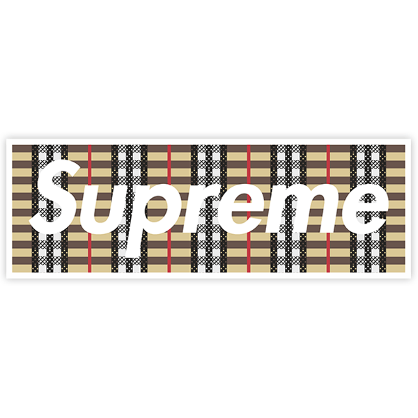 Autocollants: Supreme étoffe