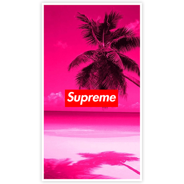 Autocollants: Supreme plage