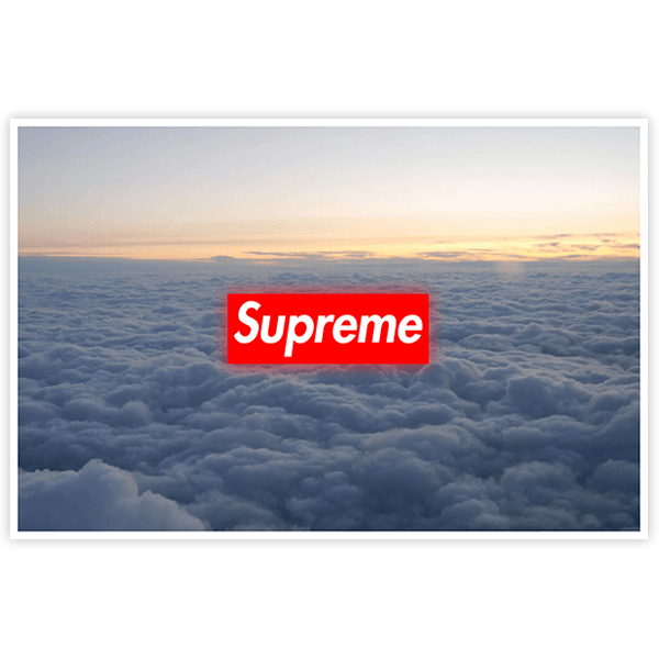 Autocollants: Supreme nuages
