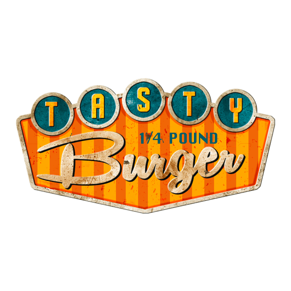 Stickers muraux: Tasty Burger