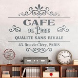 Stickers muraux: Café de Paris, 43 Rue de Cléry 3