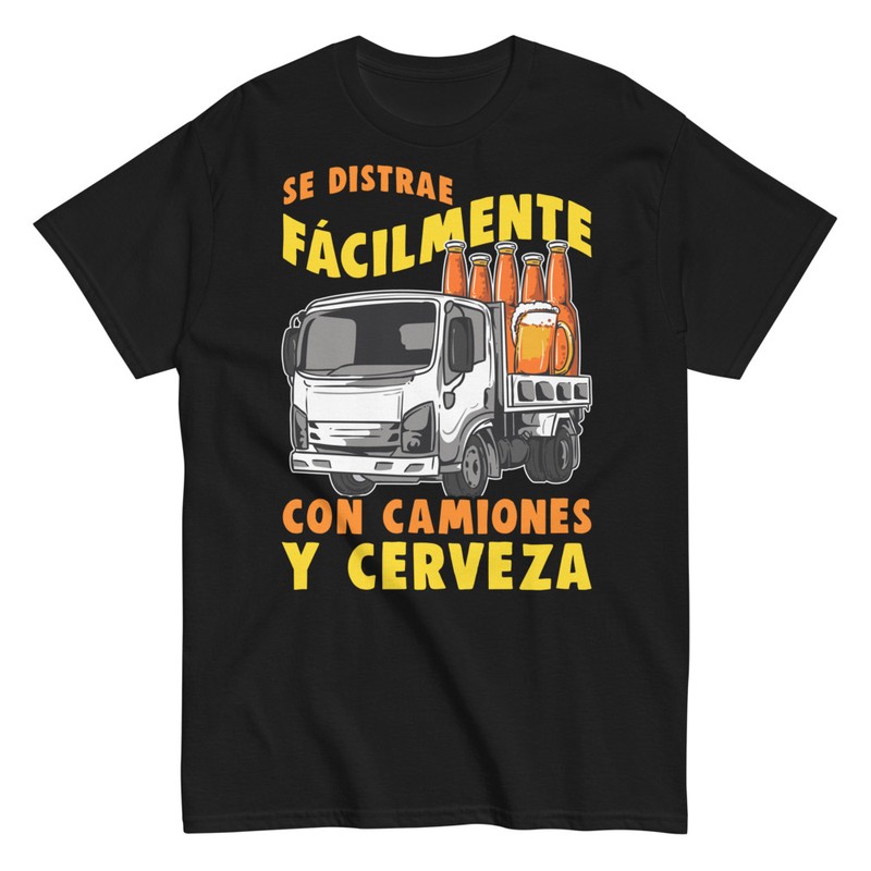 T-shirts: Distrait par Camions et Bière