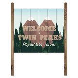 Stickers muraux: Wood Sign Twin Peaks