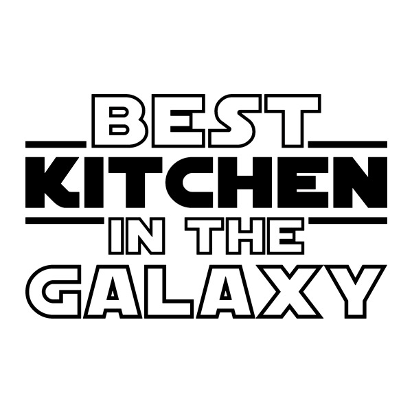 Stickers muraux: La Meilleure Cuisine de la Galaxie en Anglais