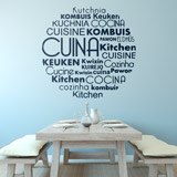 Stickers muraux: Cuisine Langues en catalan 2