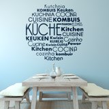 Stickers muraux: Langues de Cuisine en Allemand 2