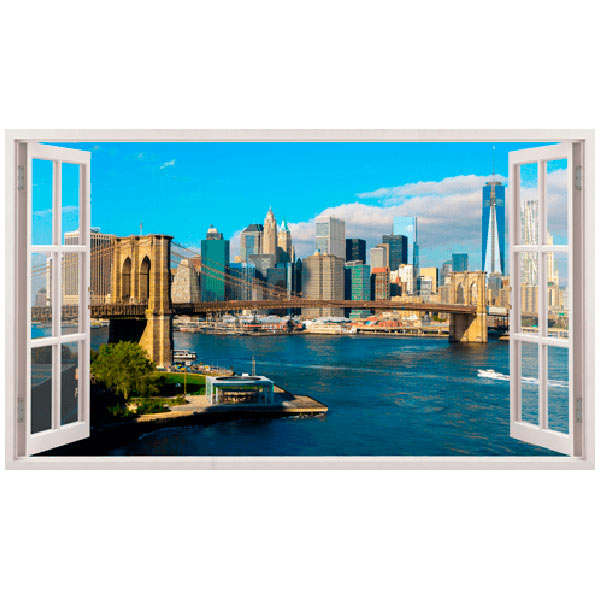 Stickers muraux: Skyline panoramique New York