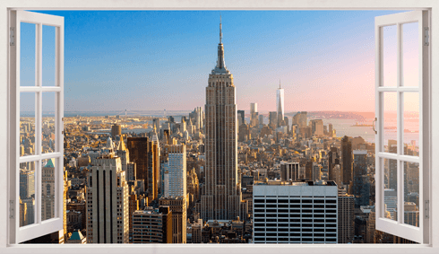 Stickers muraux: Panorama de New York 3