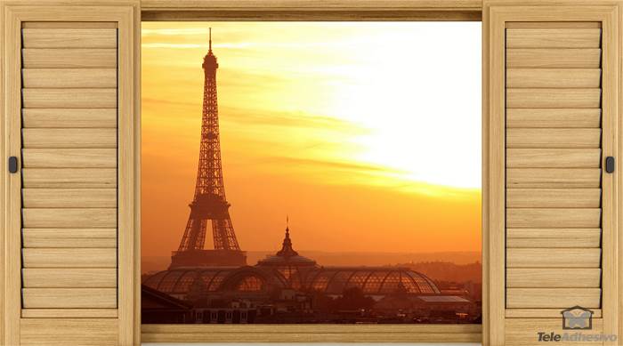 Stickers muraux: Tour Eiffel à l