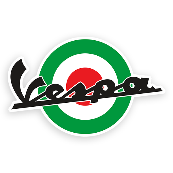 Autocollants: Vespa Green Circle