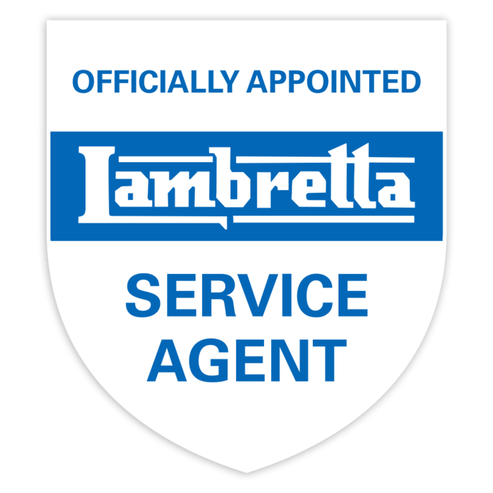 Autocollants: Blason Lambretta Agent de Service Officiel