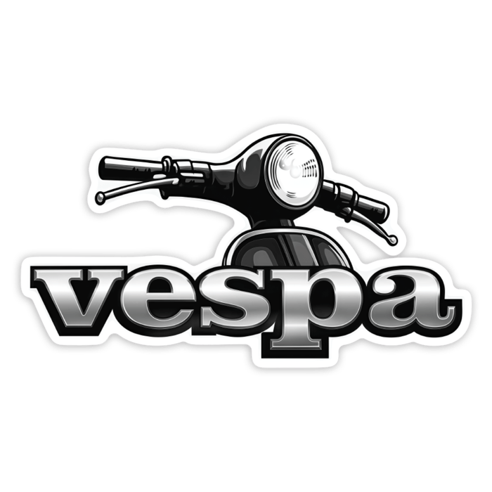 Autocollants: Face Avant Vespa