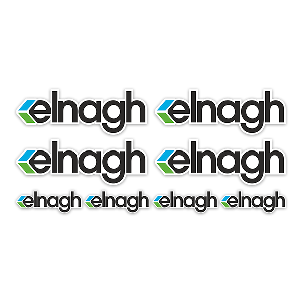 Stickers camping-car: Kit 8X Elnagh Couleur
