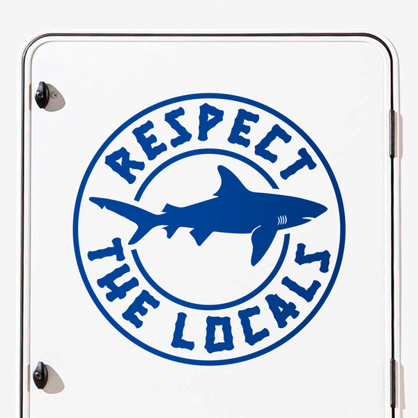 Stickers camping-car: Respect the locals