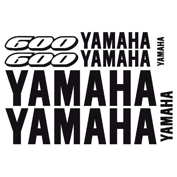 Autocollants: Kit Yamaha Seca II