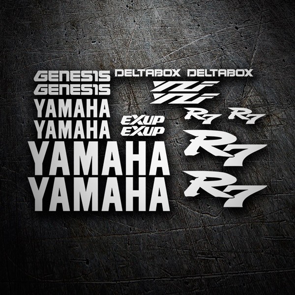 Autocollants: Kit Yamaha YZF R7