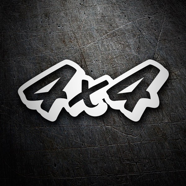 Autocollants: 4x4 Trait &agrave; la Main