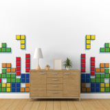 Stickers muraux: Pièces Tetris 4