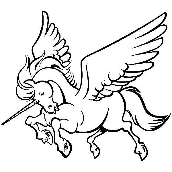 Stickers muraux: Alicorn puissant