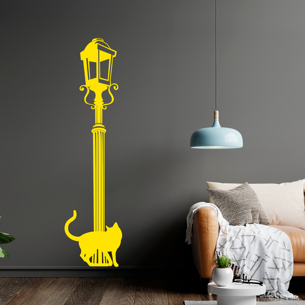 Stickers muraux: lampadaire