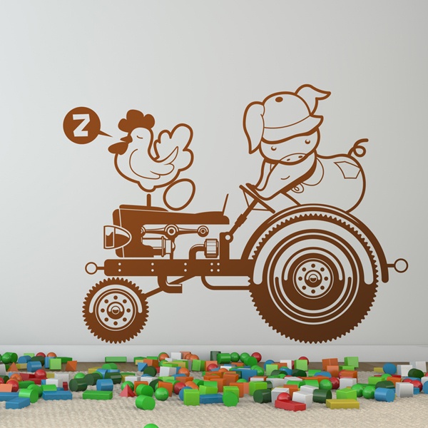 Stickers pour enfants: Tractor