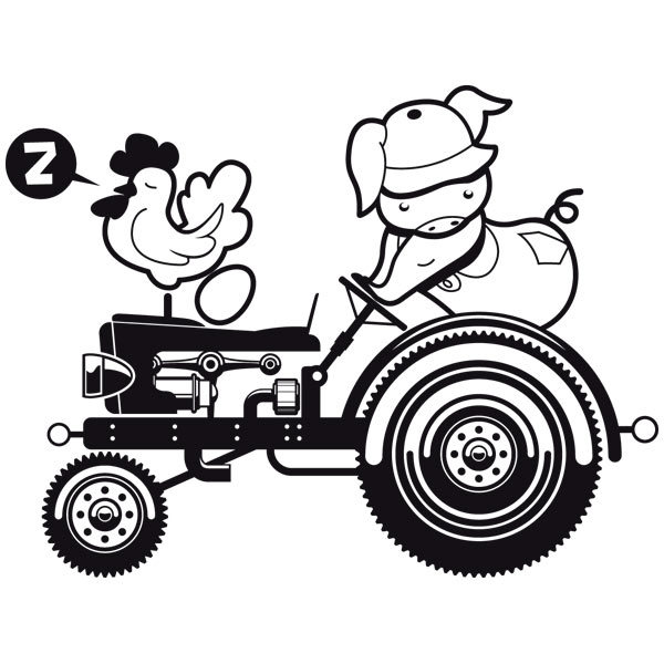 Stickers pour enfants: Tractor