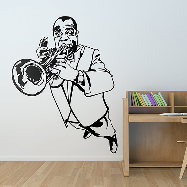 Stickers muraux: Louis Armstrong