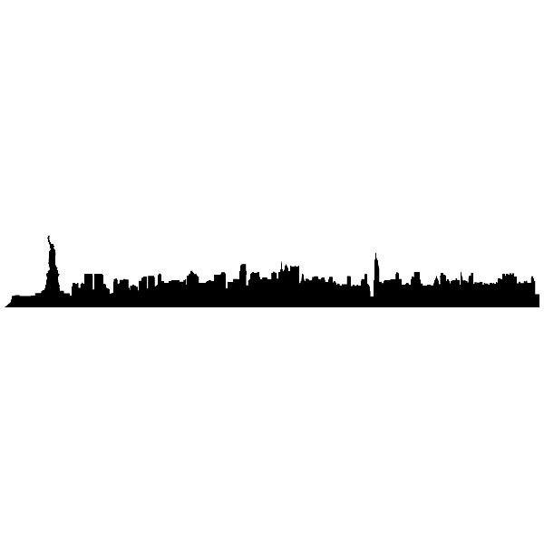 Stickers muraux: New york skyline