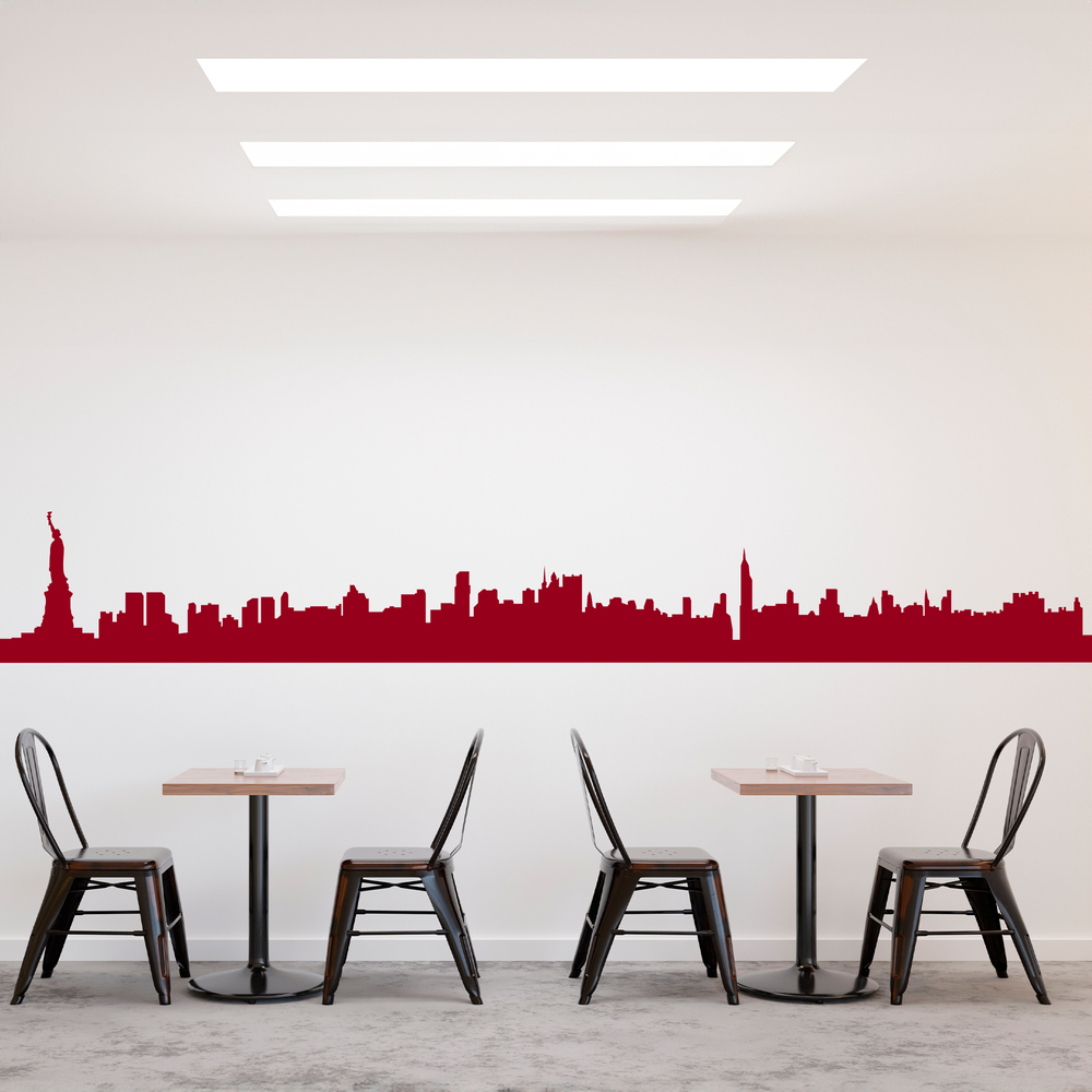 Stickers muraux: New york skyline 4