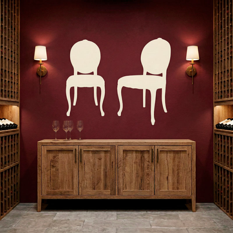 Deux chaises vintage 9/11