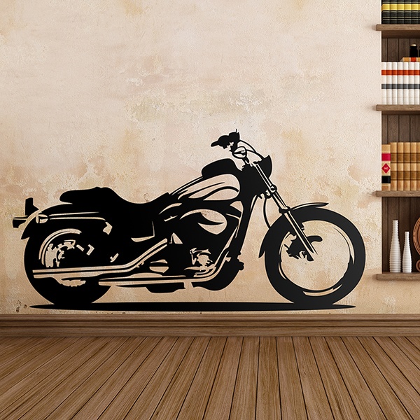 Stickers muraux: Motorcycle Custom
