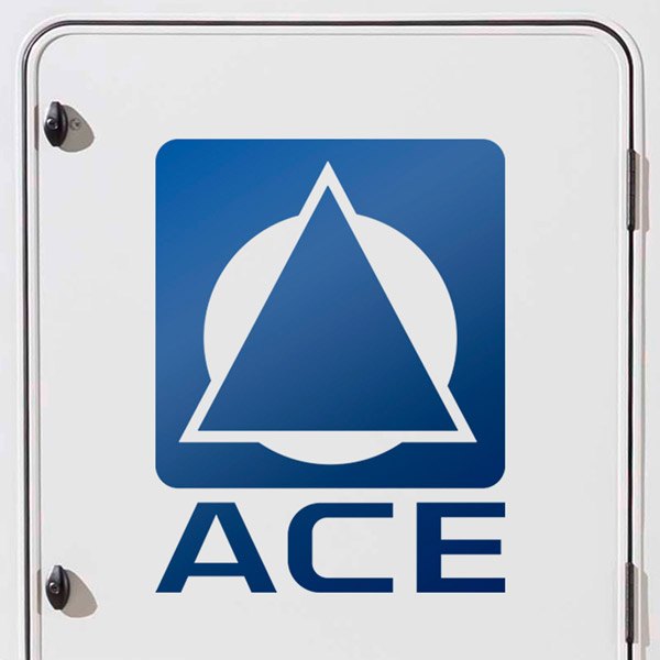 Stickers camping-car: Ace logo