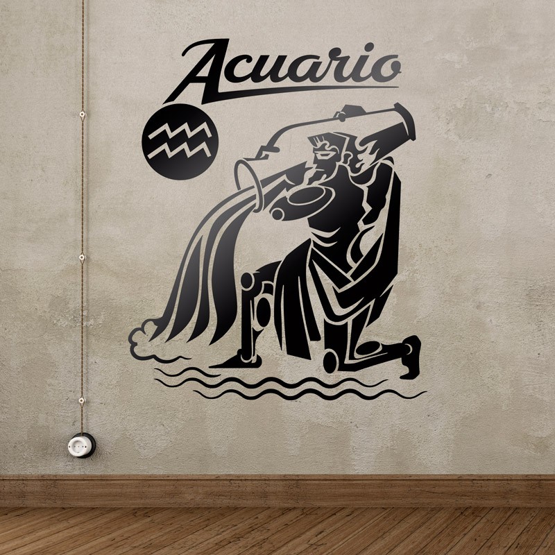 Stickers muraux: zodiaco 45 (Acuario)