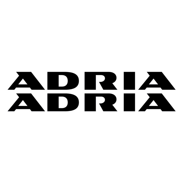 Stickers camping-car: Logo new Adria 2