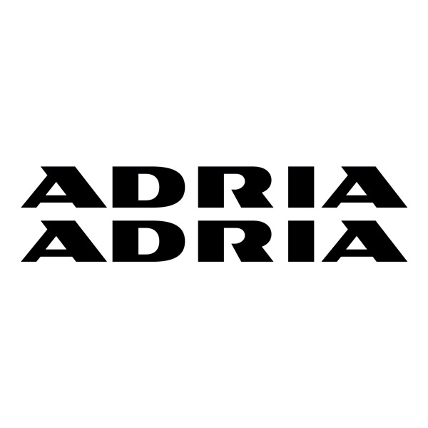 Stickers camping-car: Logo Adria 3
