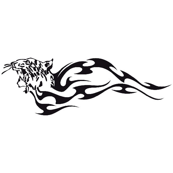 Autocollants: Animal Flames 2