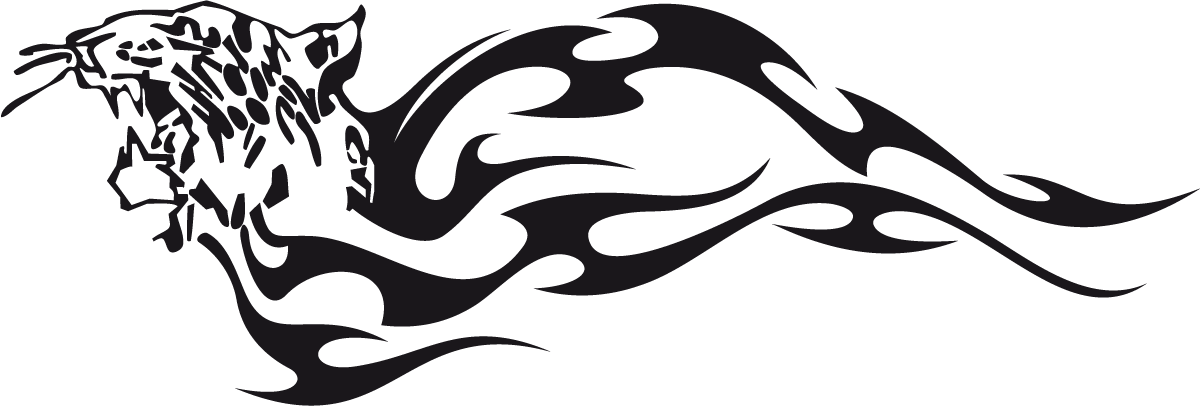 Autocollants: Animal Flames 2