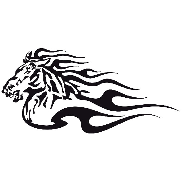 Autocollants: Animal Flames 4