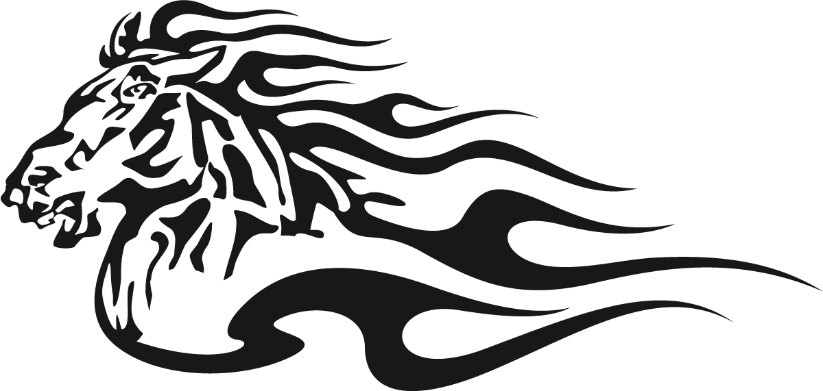 Autocollants: Animal Flames 4