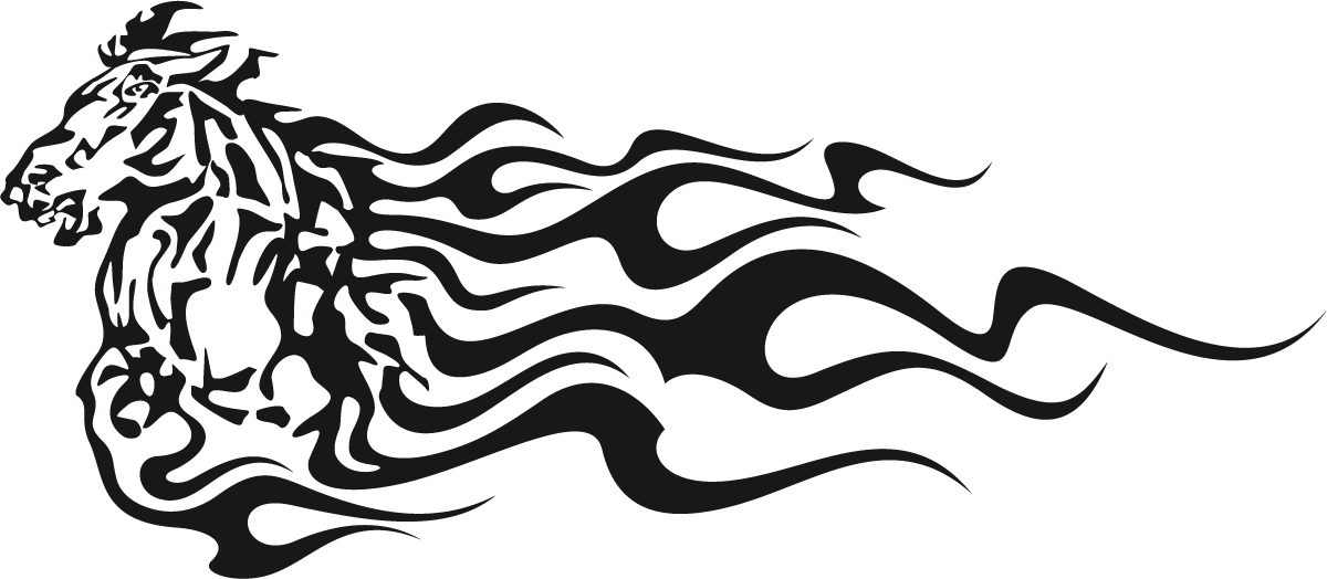 Autocollants: Animal Flames 5