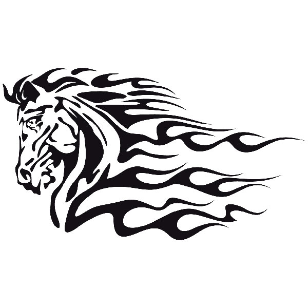 Autocollants: Animal Flames 10