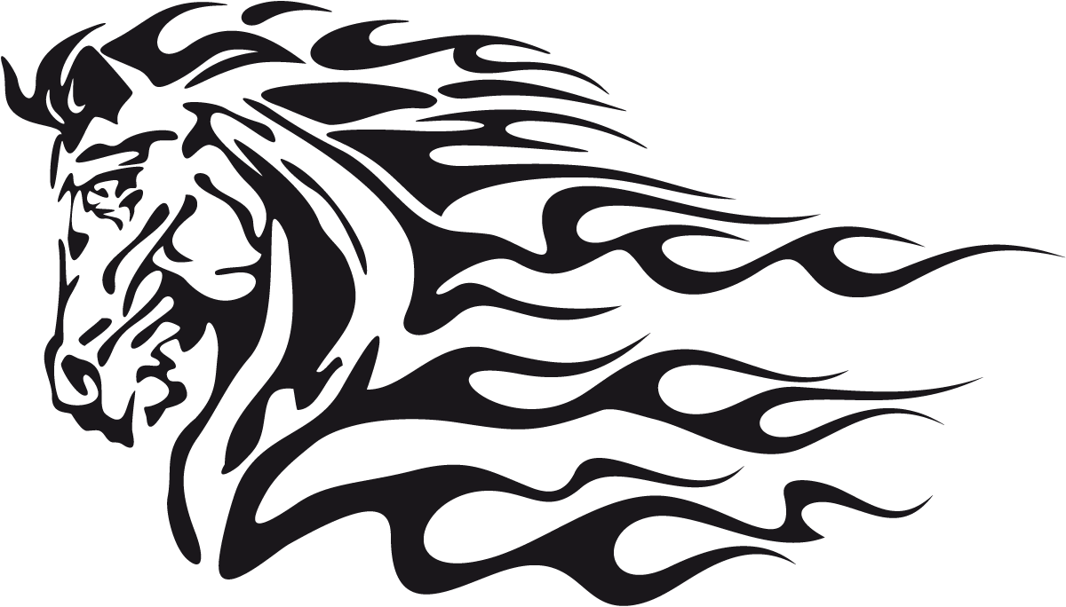 Autocollants: Animal Flames 10