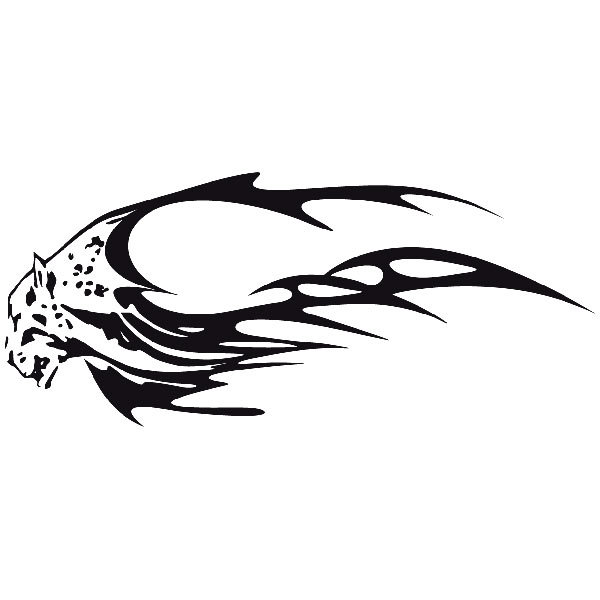 Autocollants: Animal Flames 55