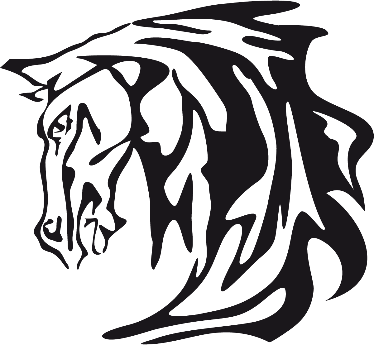 Autocollants: Animal Flames 66